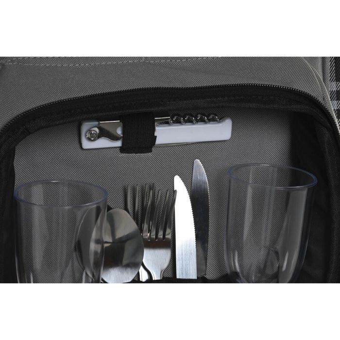 Mochila DKD Home Decor Gris Oscuro 20 x 39 x 28.5 cm Set de 9 1 Mochila DKD Home Decor Gris Oscuro 20 x 39 x 28.5 cm Set de 9 1