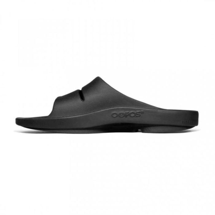 Chanclas para Hombre OOfos Recovery Ooahh Sport Negro XL 4