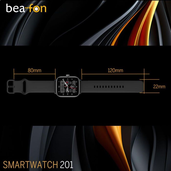 Smartwatch beafon WATCH 201 1,85" Negro Plateado 2 Smartwatch beafon WATCH 201 1,85" Negro Plateado 2