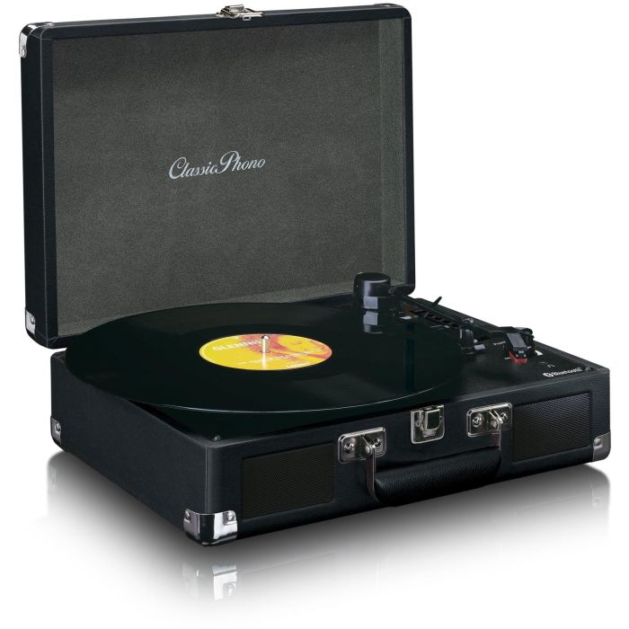 Lenco TT-115 Tocadiscos de Tracción por Correa Manual Bluetooth USB Altavoces Integrados Negro 1 Lenco TT-115 Tocadiscos de Tracción por Correa Manual Bluetooth USB Altavoces Integrados Negro 1