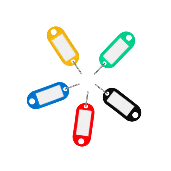 Q-connect Llavero Portaetiquetas Expositor 240 Unidades Colores Surtidos 3