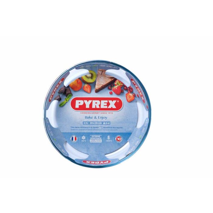 Pyrex Molde Tarta Plano Iconic'S Vidrio Borosilicato 31x31x4 cm | Extra Resistente, Apto Horno 300°C, Microondas y Lavavajillas 4 Pyrex Molde Tarta Plano Iconic'S Vidrio Borosilicato 31x31x4 cm | Extra Resistente, Apto Horno 300°C, Microondas y Lavavajillas 4