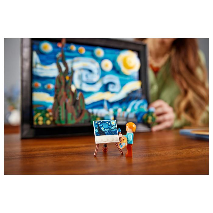 Lego Ideas 21333 Vincent Van Gogh - Lienzo de la Noche Estrellada Lámina Artística 3D - 2316 Piezas 25