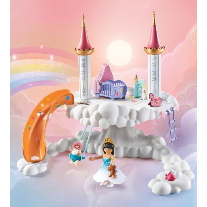 PLAYMOBIL 71360 Guardería en las nubes - Princesa Mágica - Con una princesa, un bebé y accesorios - A partir de 4 años 1 PLAYMOBIL 71360 Guardería en las nubes - Princesa Mágica - Con una princesa, un bebé y accesorios - A partir de 4 años 1