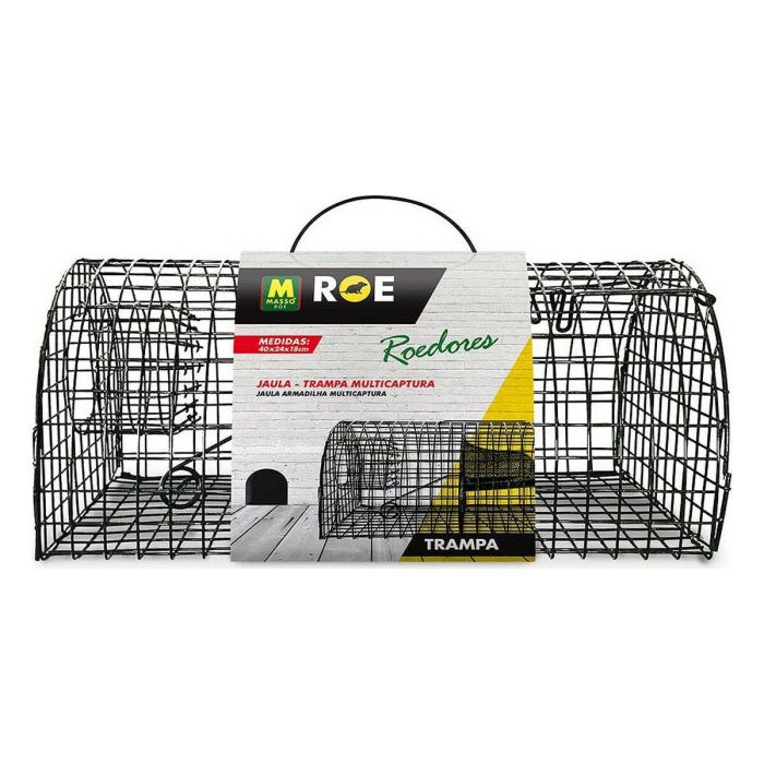 Massó Jaula Trampa Multicaptura ROE 231652 para Ratas y Ratones