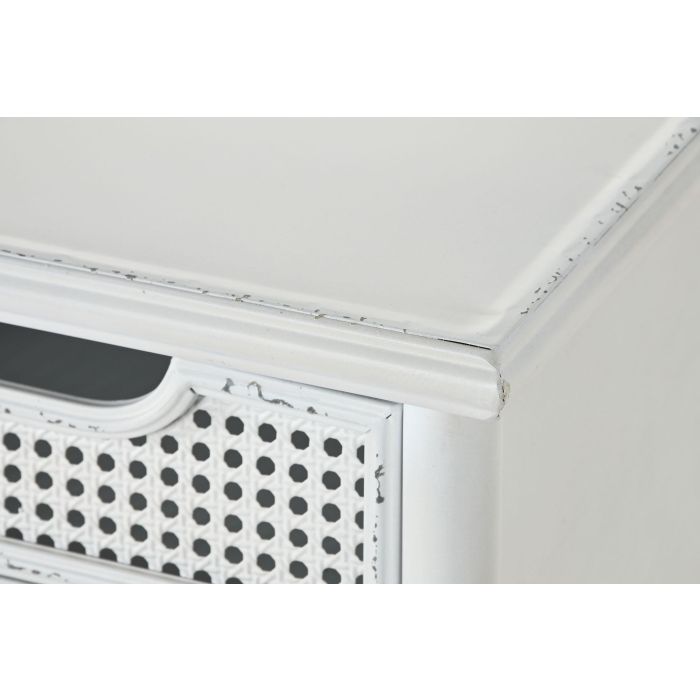 Escritorio Home ESPRIT Blanco Metal 122 x 50 x 76 cm 6 Escritorio Home ESPRIT Blanco Metal 122 x 50 x 76 cm 6