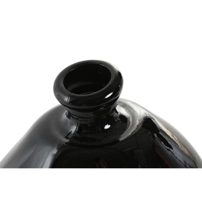 Jarrón Home ESPRIT Negro Cristal reciclado 31 x 31 x 32 cm 3 Jarrón Home ESPRIT Negro Cristal reciclado 31 x 31 x 32 cm 3