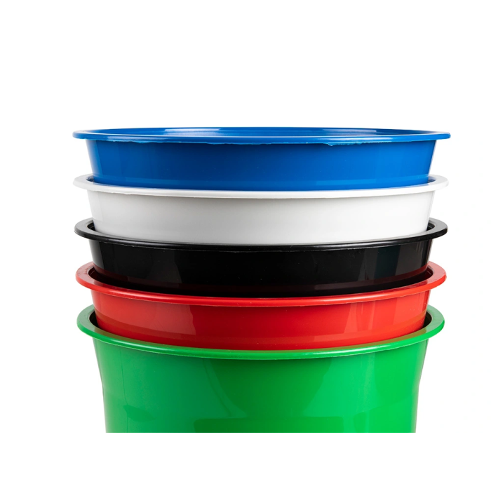 Q-connect Papelera de Plástico Negro Opaco 13 Litros 275x285 mm 5