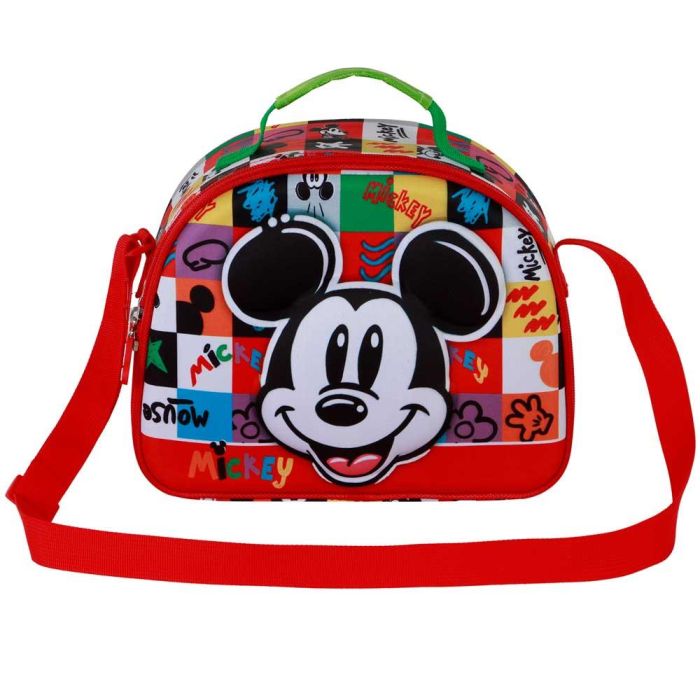 Bolsa Portamerienda 3D Mood Disney Mickey Mouse Multicolor 1