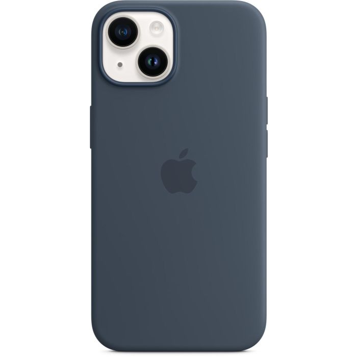 APPLE iPhone 14 Silicone Case with MagSafe - Storm Blue 3 APPLE iPhone 14 Silicone Case with MagSafe - Storm Blue 3