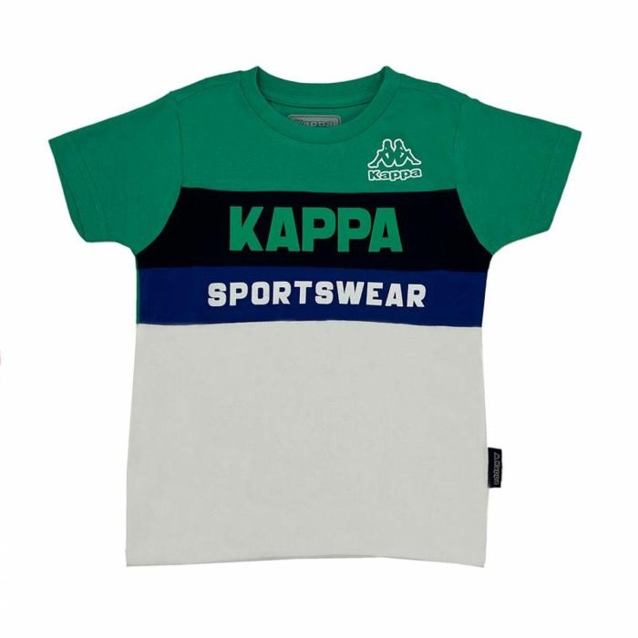 Camiseta de Manga Corta Infantil Kappa 8056M00058 Verde oscuro 5 Años 0 Camiseta de Manga Corta Infantil Kappa 8056M00058 Verde oscuro 5 Años 0