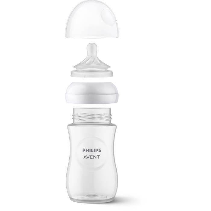 Philips Avent Scy903/02 - Conjunto de 3 botellas naturales 3.0 de 260 ml 4 Philips Avent Scy903/02 - Conjunto de 3 botellas naturales 3.0 de 260 ml 4