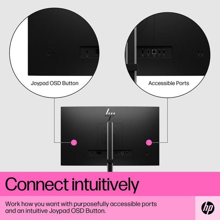 HP E24t G5 Monitor Táctil FHD - Pantalla Full HD Táctil con Enfoque Ergonómico y Flexibilidad para Oficina/Hogar 4