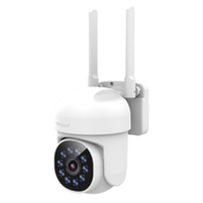 Gembird TSL-ODCAM-WRHD-01 Cámara de Seguridad IP Exterior Torreta QHD 2560x1440px Montaje Pared Wi-Fi Blanco FOV 120° Pan 355° 1