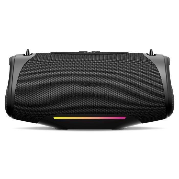 Medion AAAPX09234 Altavoz Bluetooth L 50W, 47h de batería, Protección IPX7 y Efectos de Iluminación RGB