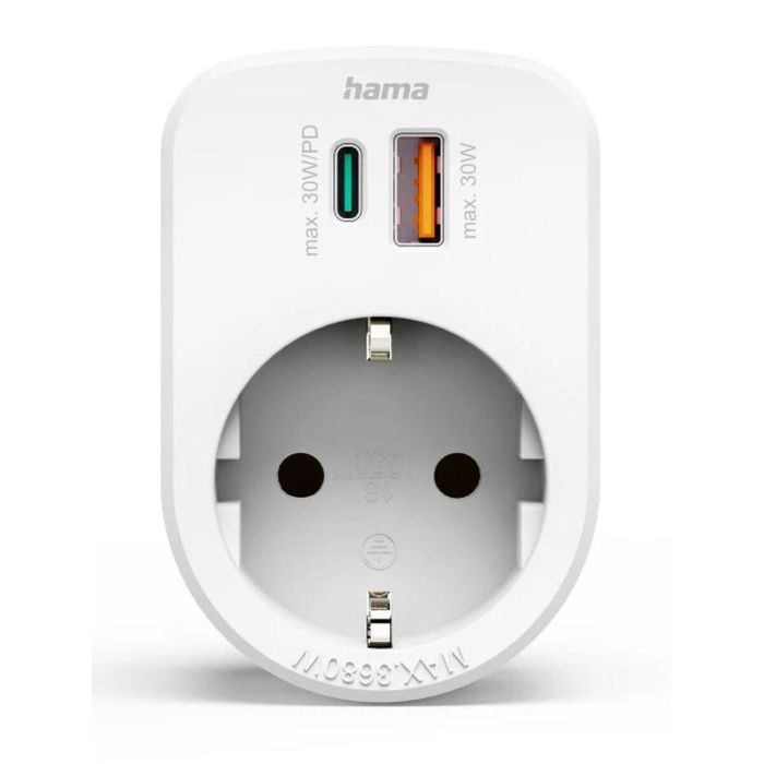 Clavija de enchufe Hama 00223343 Blanco 230 V 7