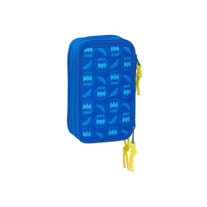 Plumier Triple Batman Azul 12,5 x 19,5 x 5,5 cm 37 Piezas 1 Plumier Triple Batman Azul 12,5 x 19,5 x 5,5 cm 37 Piezas 1