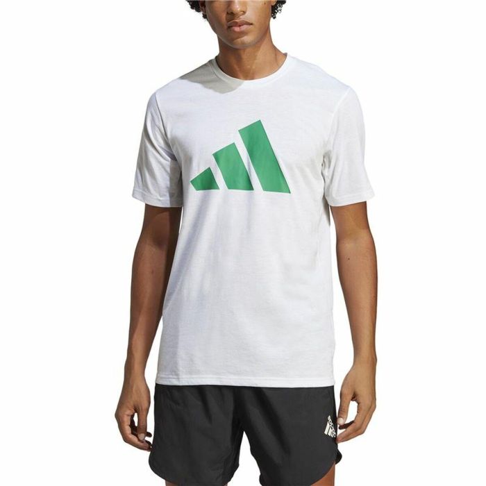 Camiseta de Manga Corta Hombre Adidas Train Essentials Blanco XL 5