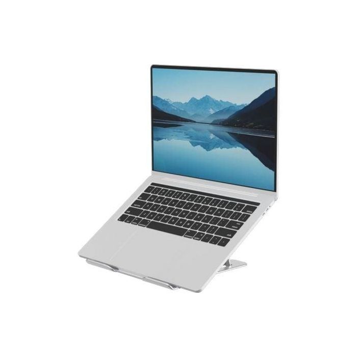 Fellowes 100138867 Soporte de Aluminio Plegable para Portátiles hasta 15", 6 Ajustes de Altura, Ergonómico 2