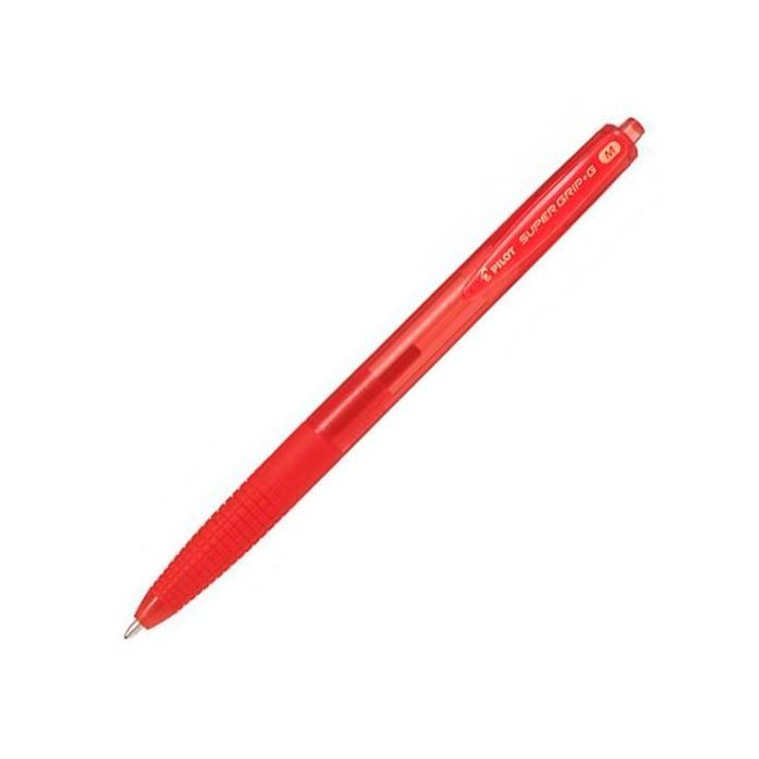 Pilot Bolígrafo Supergrip G Retráctil Rojo 1.0 mm Punta de Bola Tinta Aceite (12 Unidades) (12 Unidades)