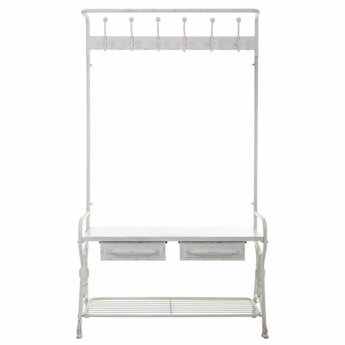 Recibidor Alexandra House Living Blanco Hierro 39 x 183 x 104 cm 8