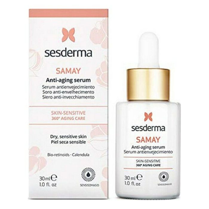 Sesderma SAMAY Serum Antienvejecimiento Piel Sensible y Seca, Hidratante y Calmante 30 ml