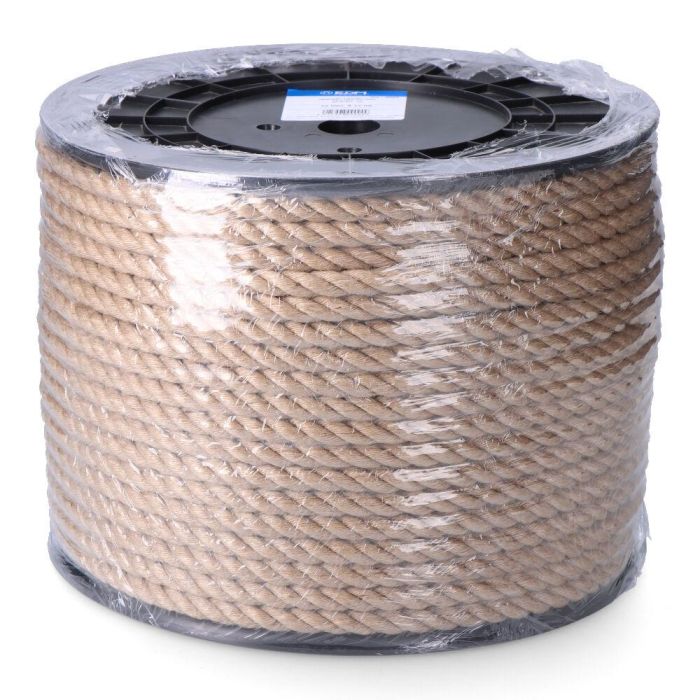 Cuerda yute 3 cabos natural 16 mm x 100 m 2 Cuerda yute 3 cabos natural 16 mm x 100 m 2
