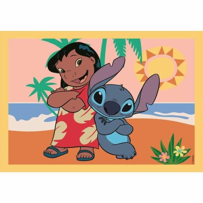 Clementoni CLE8005125217458 Puzzle 4 en 1 Stitch 4 Clementoni CLE8005125217458 Puzzle 4 en 1 Stitch 4