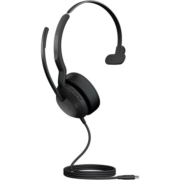Jabra Evolve2 50 USB-C MS Mono Auriculares con Diadema, Optimizado para Microsoft Teams, Cableado, Negro 1
