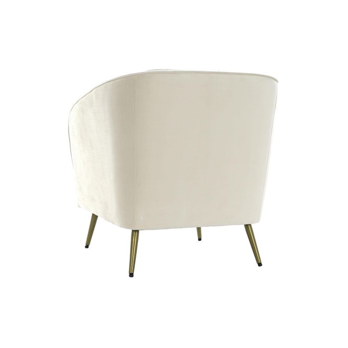 Sillon Glam DKD Home Decor Crema 68 x 73 x 70 cm 5 Sillon Glam DKD Home Decor Crema 68 x 73 x 70 cm 5