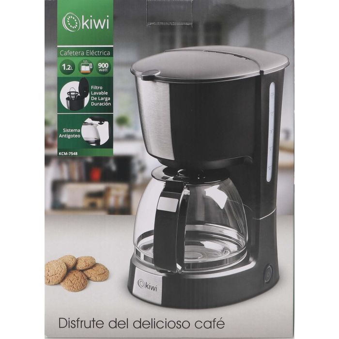 Cafetera Americana Kiwi 1.2L 900W (4 Unidades) 1 Cafetera Americana Kiwi 1.2L 900W (4 Unidades) 1