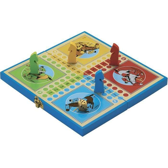 L'Arbre A Jouer 66340 Juego de Caballos Pequeños con Caja de Madera Plegable y Peones para Niños +3 Años L'Arbre A Jouer 66340 Juego de Caballos Pequeños con Caja de Madera Plegable y Peones para Niños +3 Años
