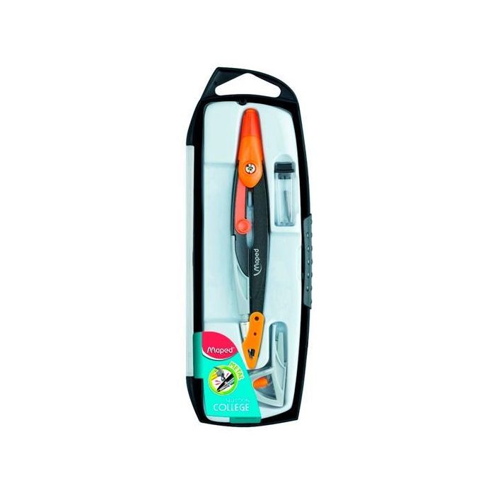 Maped Compás Metal Open Estuche 3 Piezas Maped Compás Metal Open Estuche 3 Piezas