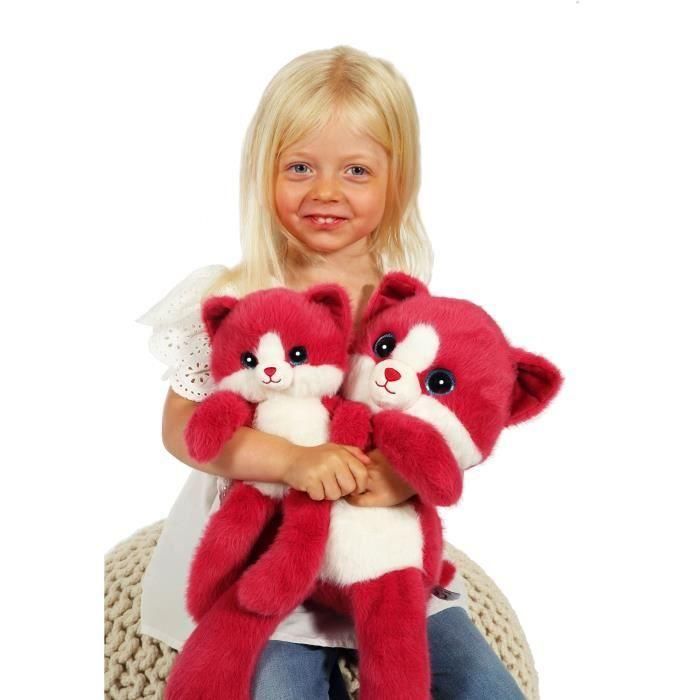 Peluche Gato Leggies - GIPSY TOYS - Frambuesa, 48 cm 2 Peluche Gato Leggies - GIPSY TOYS - Frambuesa, 48 cm 2