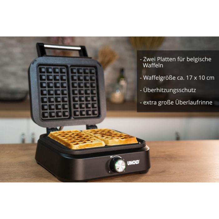 48275 Doppel Waffeleisen Brüssel Belgische Waffeln 1