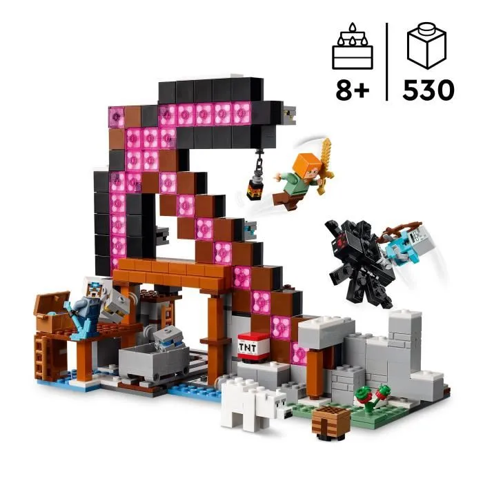 Lego Minecraft 21277 Mina de Pico Set de construcción para niños de 8 años 1 Lego Minecraft 21277 Mina de Pico Set de construcción para niños de 8 años 1