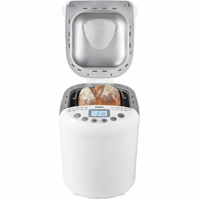 Medion 50073723 Máquina de hacer pan 550 W, 19 programas, con Hublot, Blanco 4 Medion 50073723 Máquina de hacer pan 550 W, 19 programas, con Hublot, Blanco 4