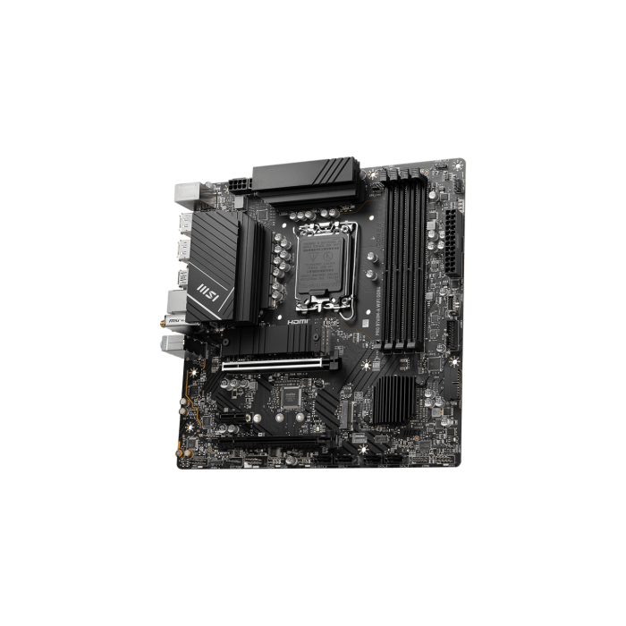 MSI PRO B760M-A WiFi DDR4 Placa Base Intel B760 LGA 1700 Micro ATX DDR4 2 MSI PRO B760M-A WiFi DDR4 Placa Base Intel B760 LGA 1700 Micro ATX DDR4 2