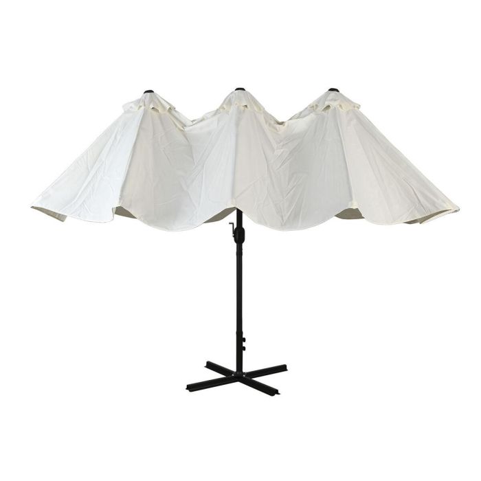 Parasol Terraza Y Jardin DKD Home Decor Beige Gris Oscuro 262 x 250 x 450 cm Parasol Terraza Y Jardin DKD Home Decor Beige Gris Oscuro 262 x 250 x 450 cm