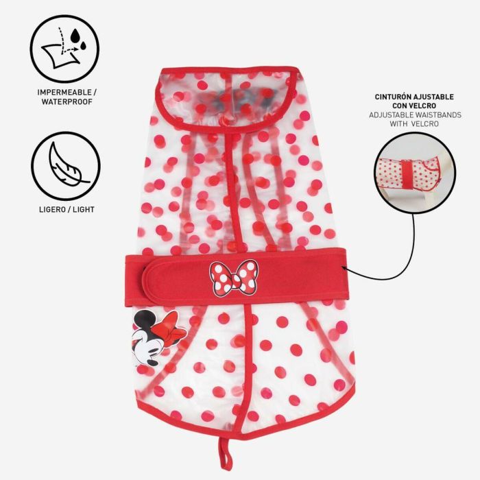 Impermeable ajustable para perro m minnie talla m 9