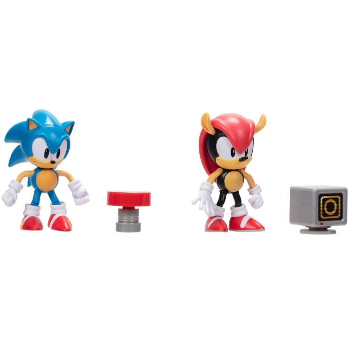 Set figuras Sonic & Mighty Sonic The Hedgehog 10cm 3