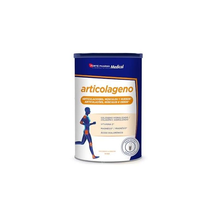 Forté Pharma ARTICOLAGENO Salud Articular con Colágeno, Ácido Hialurónico, Magnesio y Vitamina C Polvo 300g Sabor Neutro