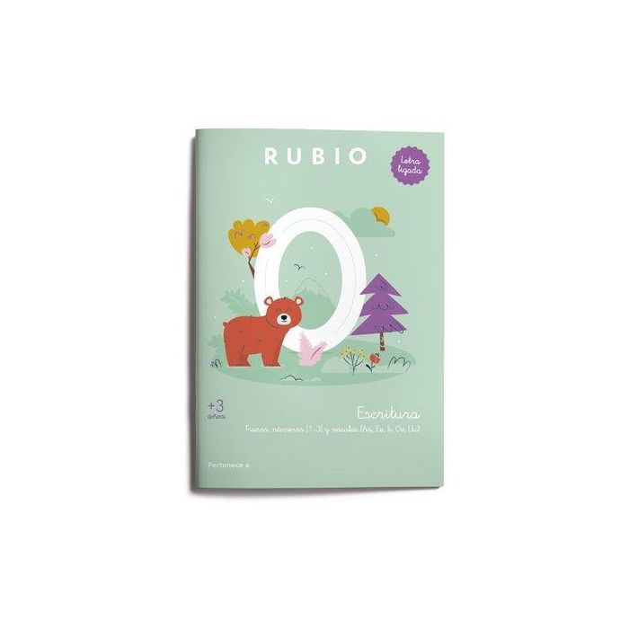 Cuaderno Rubio A4 Escritura Letra Ligada +3 Años 5 unidades