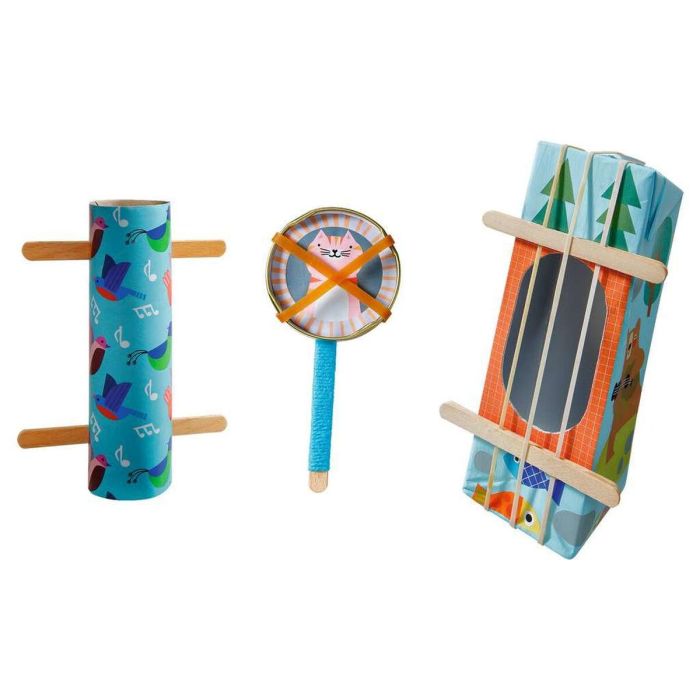 Ravensburger 20229 EcoCreate Juguete de Manualidades con Reciclaje para Crear Instrumentos Musicales Eco-responsable +6 Años 3