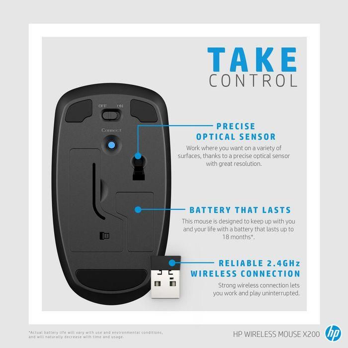 HP Wireless Mouse X200 4 HP Wireless Mouse X200 4