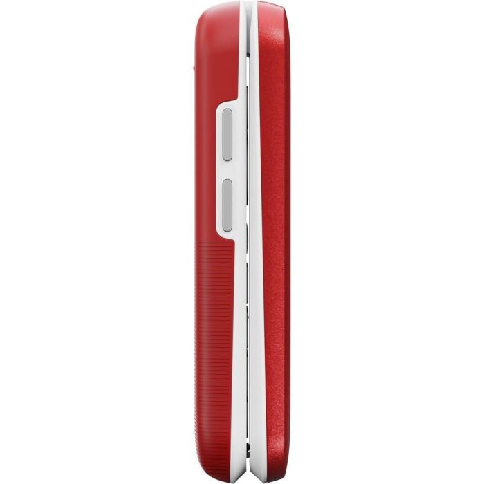 Doro L30 Teléfono Móvil Concha 4G con Pantalla 7.11 cm (2.8"), Cámara 2MP, GPS y Dual Display - Rojo/Blanco 3