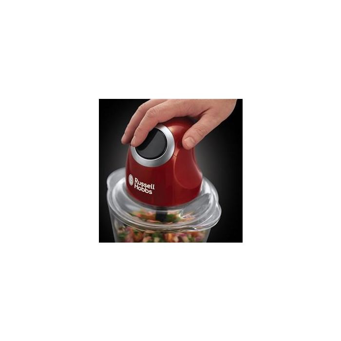 Russell Hobbs 24660-56 Mini Picadora Desire 200W con Bol de Cristal 500ml 1 Russell Hobbs 24660-56 Mini Picadora Desire 200W con Bol de Cristal 500ml 1