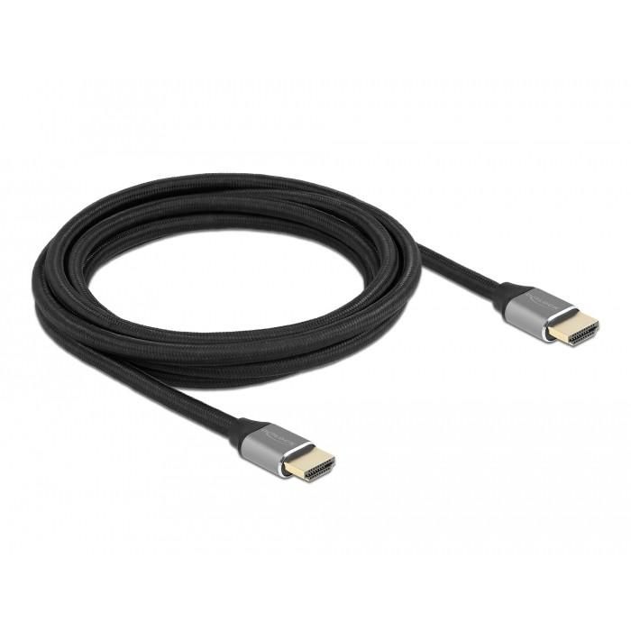DELOCK Ultra High Speed HDMI Kabel 48 Gbps 8K 60Hz grau 3m zertifiziert 1 DELOCK Ultra High Speed HDMI Kabel 48 Gbps 8K 60Hz grau 3m zertifiziert 1