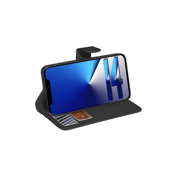 PEDEA 50160945 Funda Libro Classic con Cierre Magnético y Soporte para iPhone 14 - Negro PEDEA 50160945 Funda Libro Classic con Cierre Magnético y Soporte para iPhone 14 - Negro