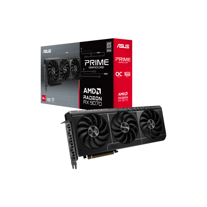 ASUS Prime Radeon RX 9070 16GB GDDR6 256-bit PCI Express 5.0 7680x4320 90YV0LI1-M0NA00 11 ASUS Prime Radeon RX 9070 16GB GDDR6 256-bit PCI Express 5.0 7680x4320 90YV0LI1-M0NA00 11